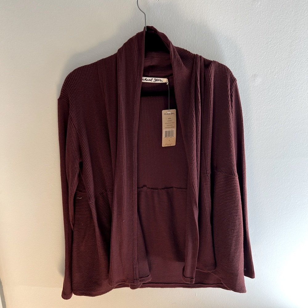 NWT ❤️Michael Stars Madison Brushed Jersey Cardigan